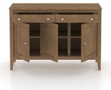 Canadel Buffet 4800 in 25 Pecan Washed, open view