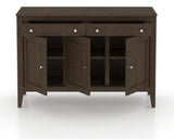 Canadel Buffet 4800 in 29 Hazelnut Washed, open view