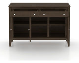 Canadel Buffet 4800 in 29 Hazelnut Washed, fully open view