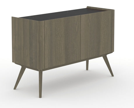 Canadel Downtown Legz Mini Buffet in Shadow, three-quarter view