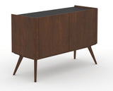 Canadel Downtown Legz Mini Buffet in Cognac Washed, three-quarter view