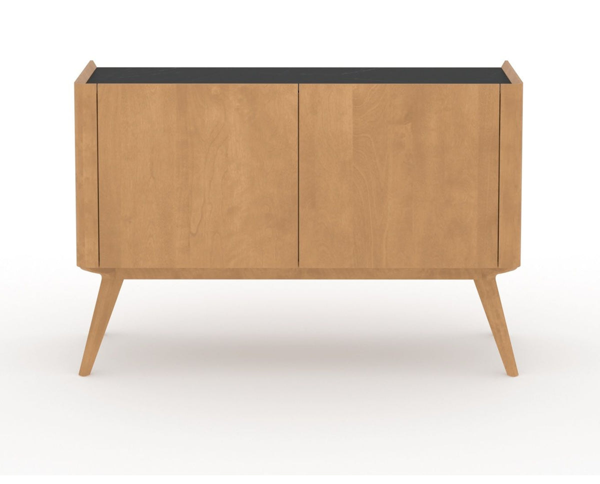 Canadel Downtown Legz Mini Buffet in Caramel Washed, front view