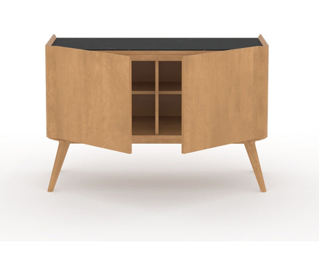 Canadel Downtown Legz Mini Buffet in Caramel Washed, open view