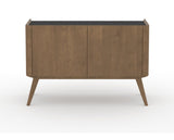 Canadel Downtown Legz Mini Buffet in Pecan Washed, front view