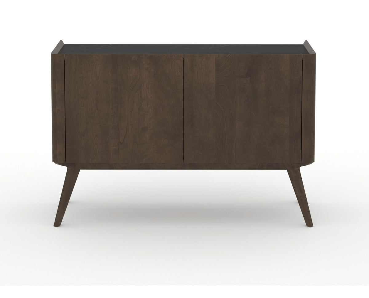 Canadel Downtown Legz Mini Buffet in Hazelnut Washed, front view