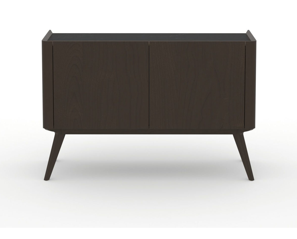 Canadel Downtown Legz Mini Buffet in Davy's Grey, front view