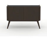 Canadel Downtown Legz Mini Buffet in Davy's Grey, front view