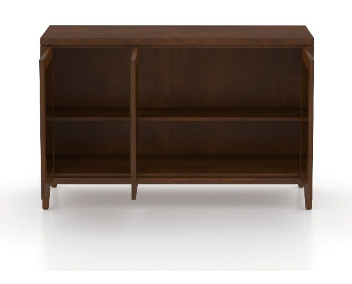 Canadel Buffet 5132 in 19 Cognac Washed, fully open view