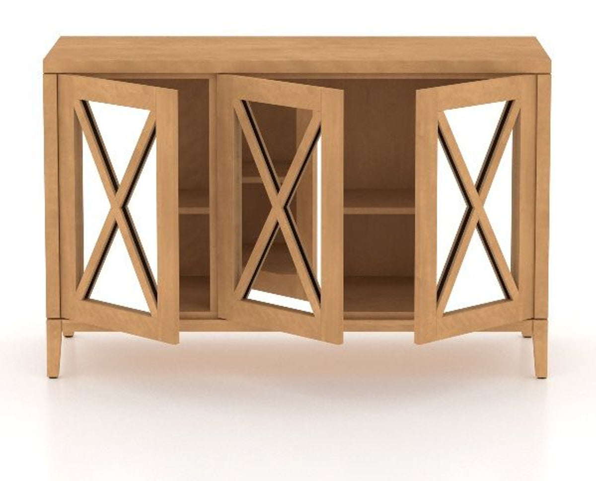 Canadel Buffet 5132 in 20 Caramel Washed, open view