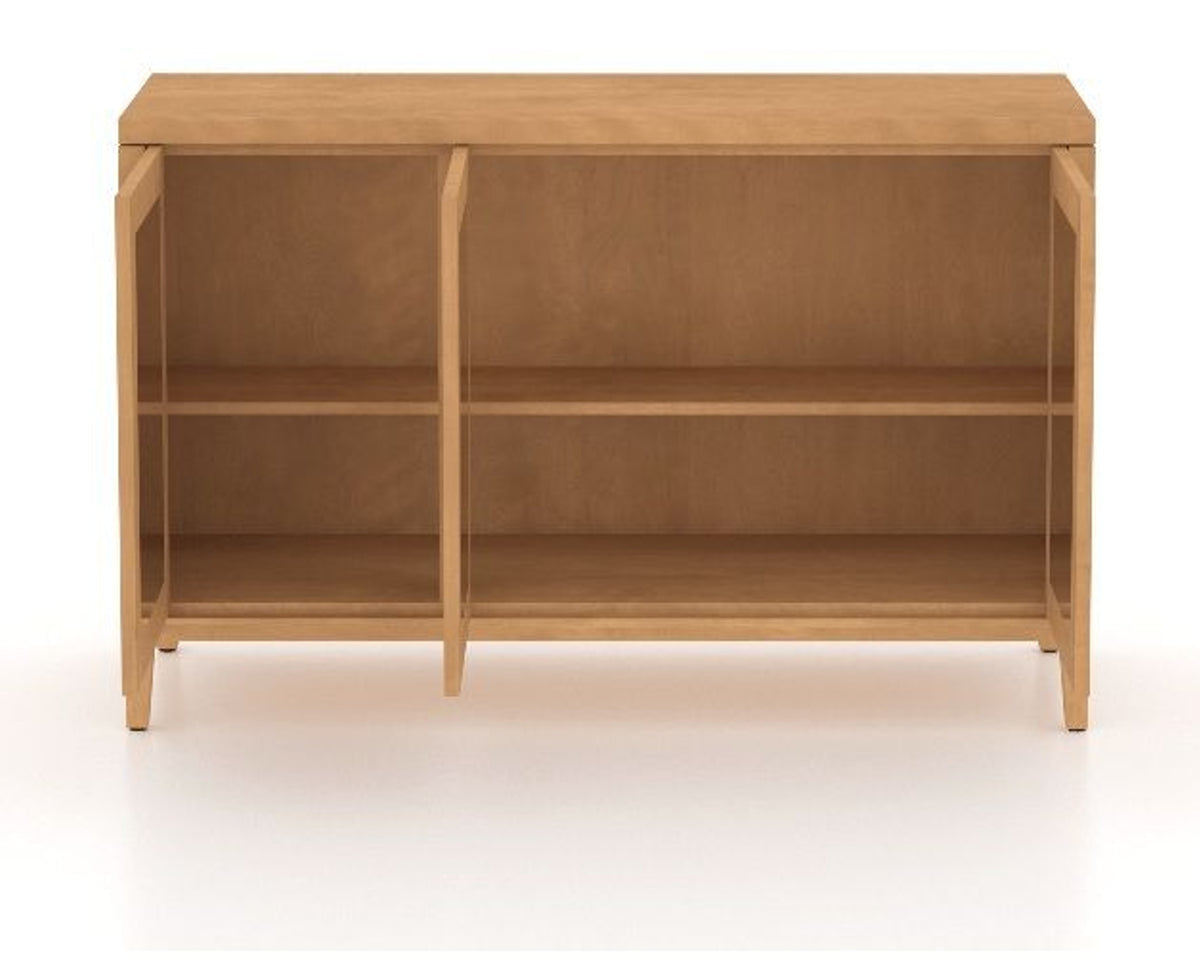 Canadel Buffet 5132 in 20 Caramel Washed, fully open view
