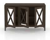 Canadel Buffet 5132 in 29 Hazelnut Washed, open view