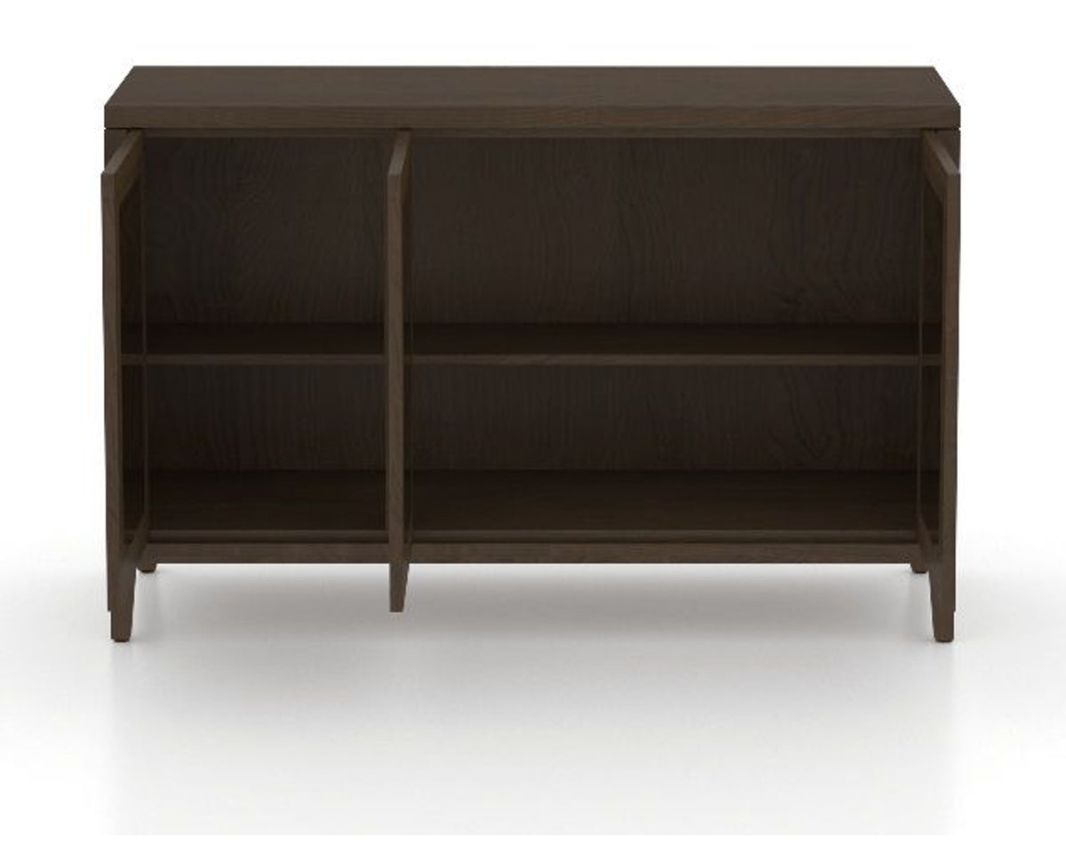 Canadel Buffet 5132 in 29 Hazelnut Washed, fully open view