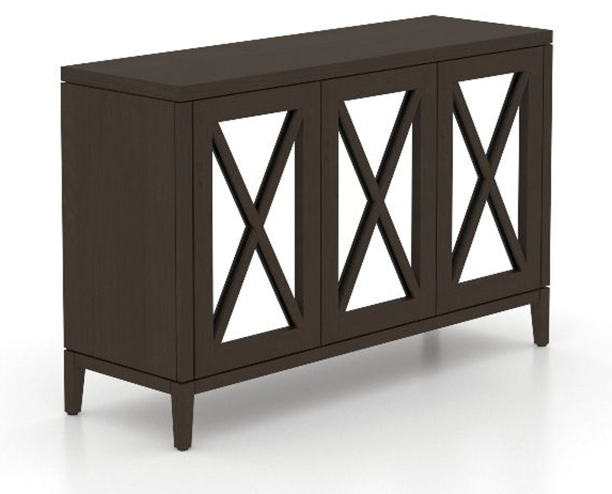 Canadel Buffet 5132 in 59 Davy's Grey, three-quarter view