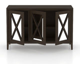 Canadel Buffet 5132 in 59 Davy's Grey, open view