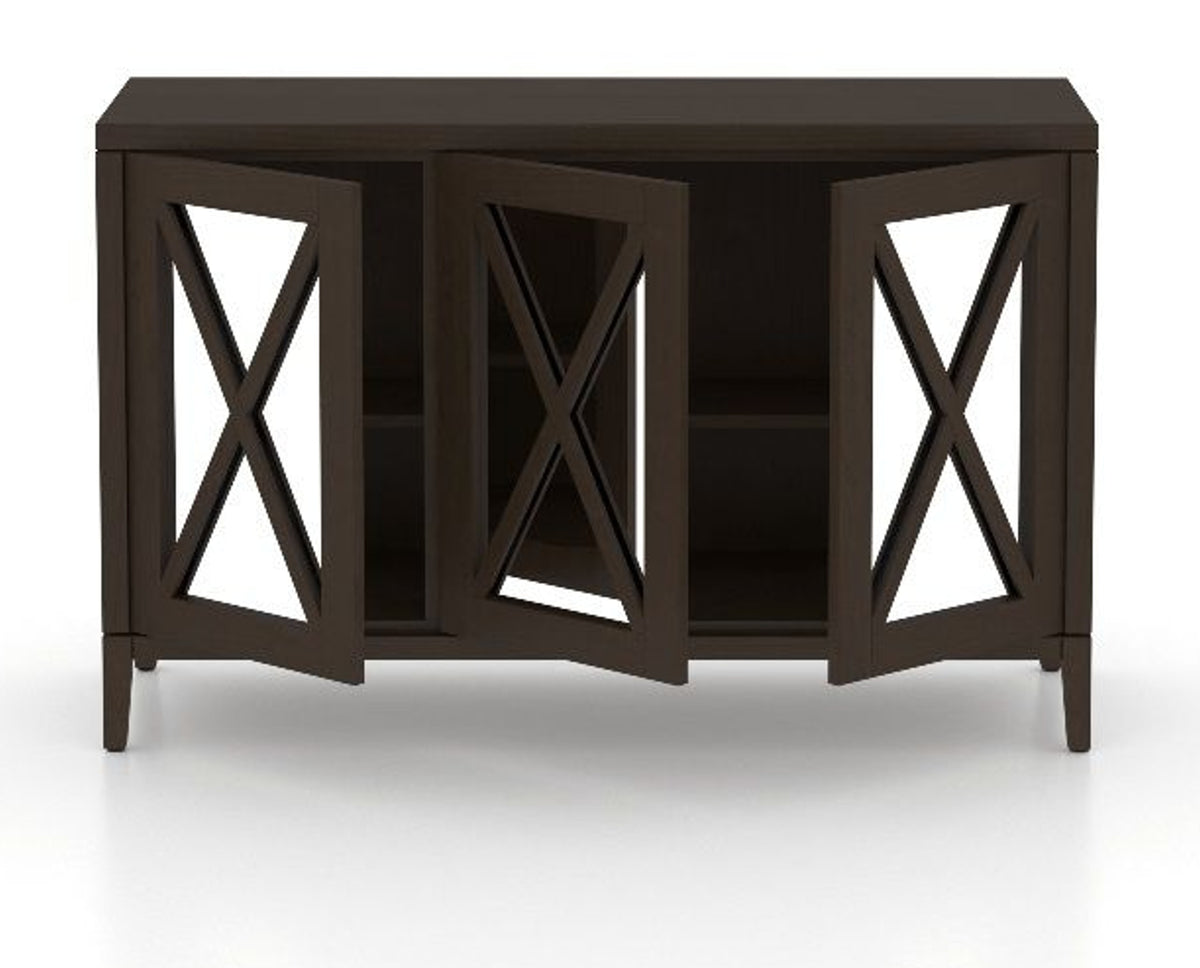 Canadel Buffet 5132 in 59 Davy's Grey, open view