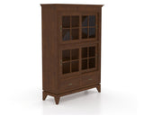 Canadel Farmhouse Buffet in Cognac Washed, three-quarter view