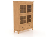 Canadel Farmhouse Buffet in Caramel Washed, three-quarter view