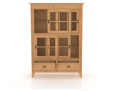 Canadel Farmhouse Buffet in Caramel Washed, open view