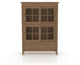 Canadel Farmhouse Buffet in Pecan Washed, front view