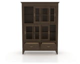 Canadel Farmhouse Buffet in Hazelnut Washed, open view