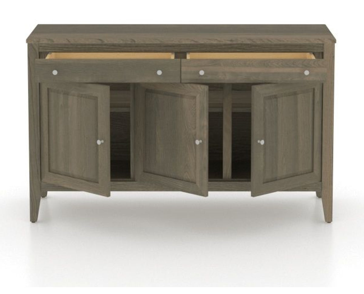 Canadel Shaker Buffet in Shadow, open view