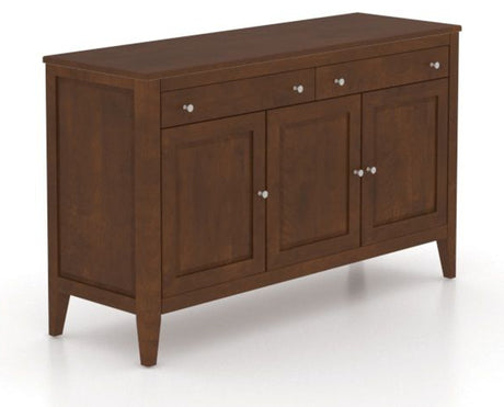 Canadel Shaker Buffet in Cognac Washed, three-quarter view