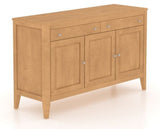 Canadel Shaker Buffet in Caramel Washed, three-quarter view