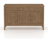 Canadel Shaker Buffet in Pecan Washed, front view