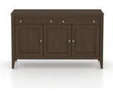 Canadel Shaker Buffet in Hazelnut Washed, front view