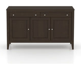 Canadel Shaker Buffet in Davy's Grey, front view