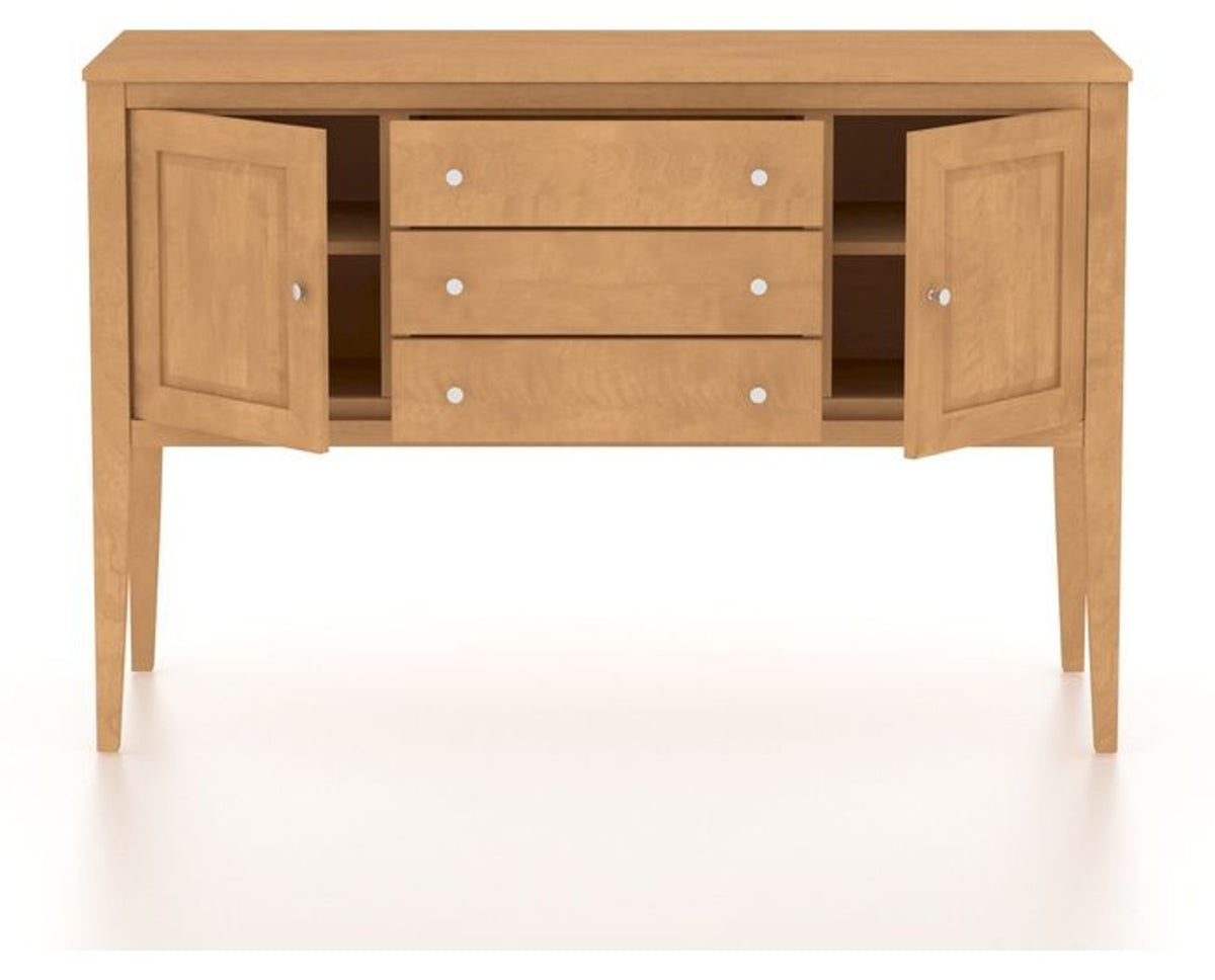 Canadel Stiletto Buffet in Caramel Washed, open view