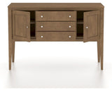Canadel Stiletto Buffet in Pecan Washed, open view