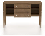 Canadel Stiletto Buffet in Pecan Washed, fully open view