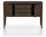 Canadel Stiletto Buffet in Hazelnut Washed, open view