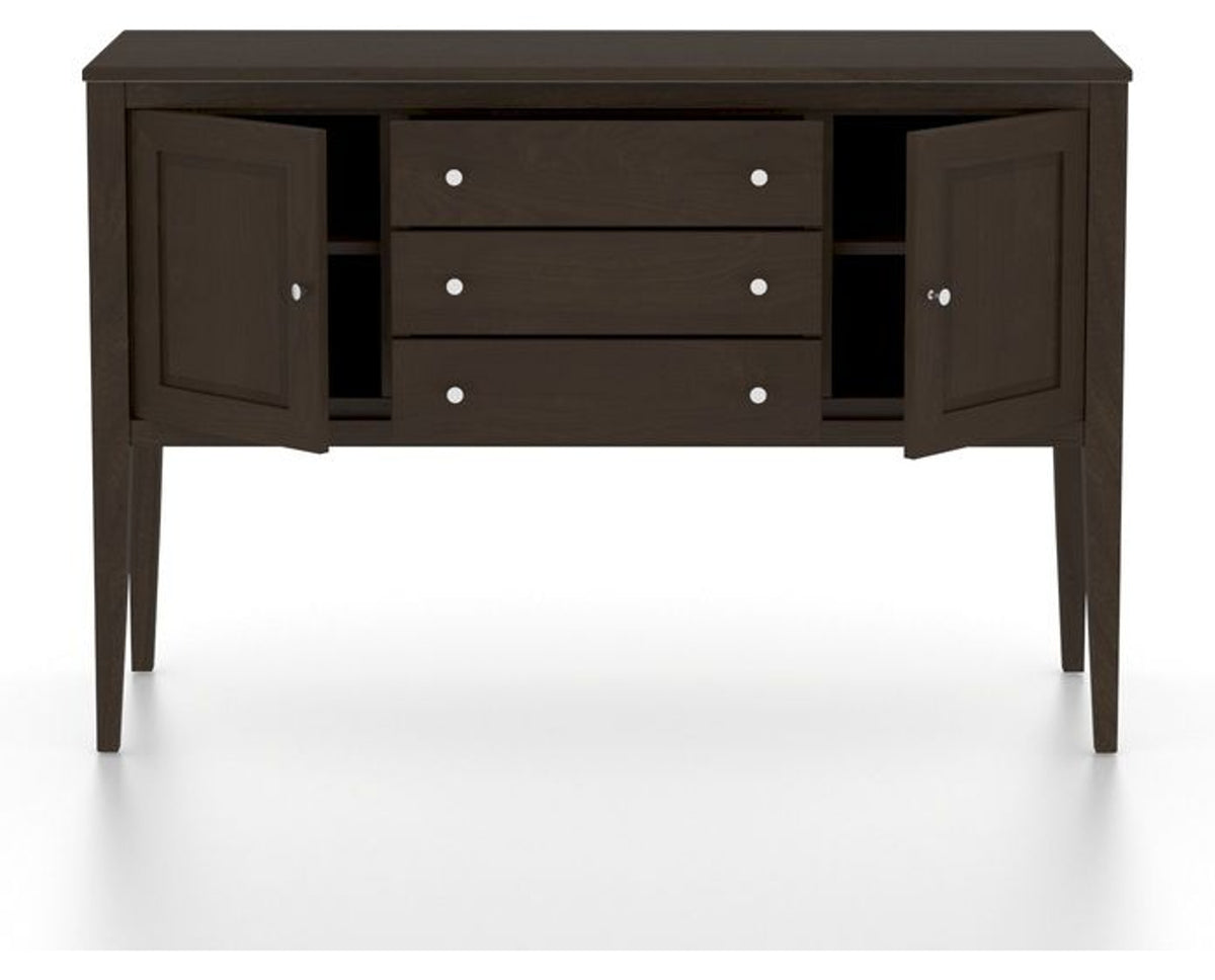 Canadel Stiletto Buffet in Davy's Grey, open view