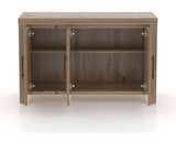 Canadel Loft Buffet 5434 in 25 Pecan Washed, fully open view