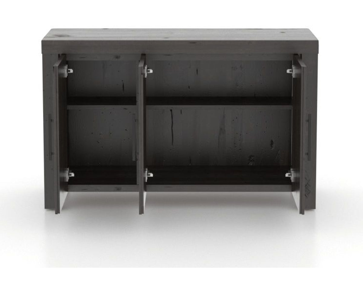 Canadel Loft Buffet 5434 in 59 Davy's Grey, fully open view