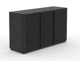 Canadel Modern Channel 58 Buffet in Dark Smoke, three-quarter view
