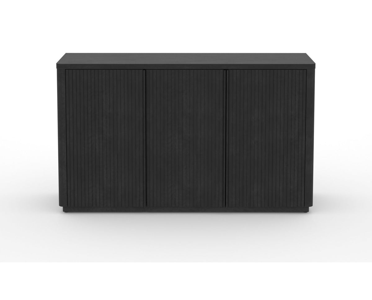 Canadel Modern Channel 58 Buffet in Dark Smoke, front view