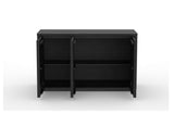 Canadel Modern Channel 58 Buffet in Dark Smoke, fully open view