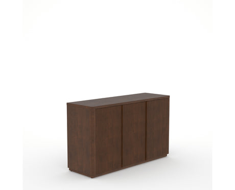 Canadel Modern Channel 58 Buffet in Cognac Washed, three-quarter view