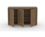 Canadel Modern Channel 58 Buffet in Pecan Washed, open view
