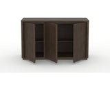 Canadel Modern Channel 58 Buffet in Hazelnut Washed, open view