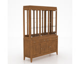 Canadel Buffet 6000 in Oak Washed Hutch, three-quarter view