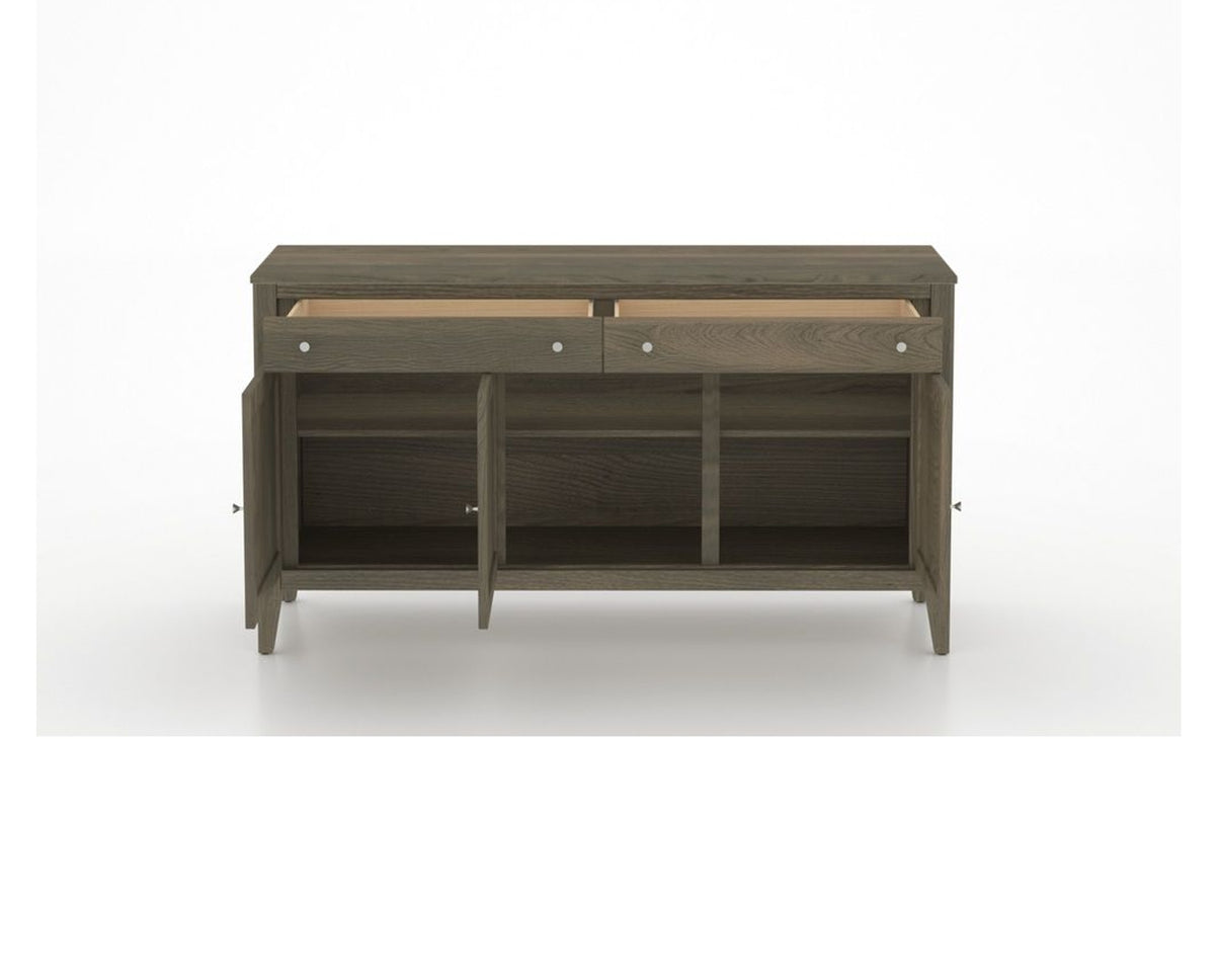 Canadel Buffet 6000 in 08 Shadow, fully open view