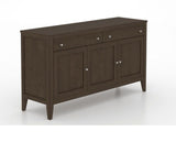Canadel Buffet 6000 in 29 Hazelnut Washed, three-quarter view