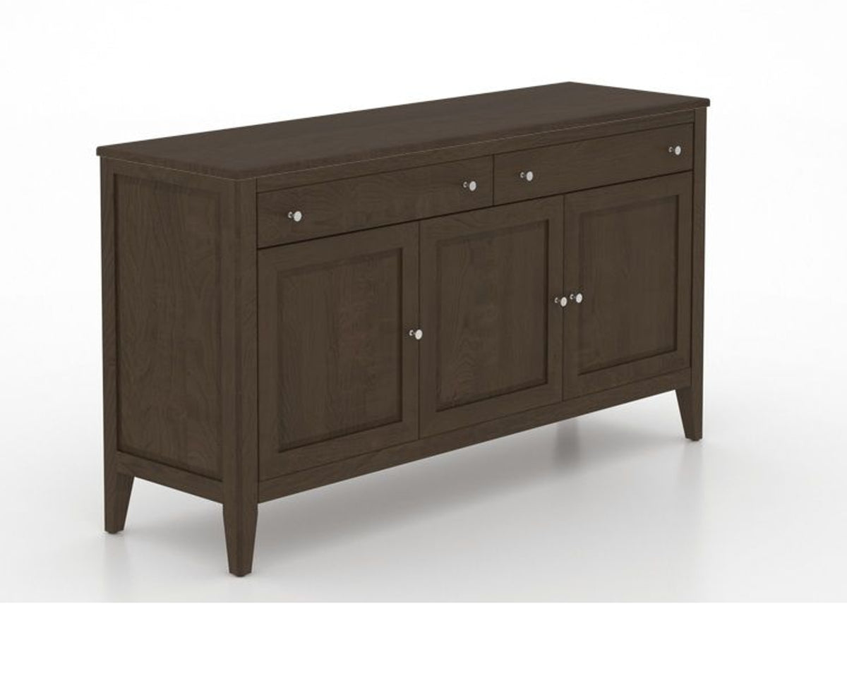 Canadel Buffet 6000 in 29 Hazelnut Washed, three-quarter view