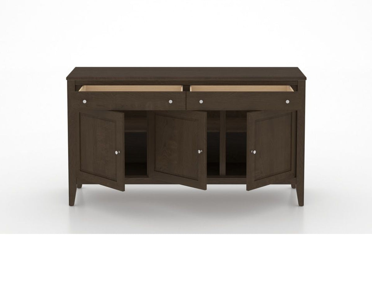 Canadel Buffet 6000 in 29 Hazelnut Washed, open view