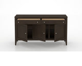 Canadel Buffet 6000 in 59 Davy's Grey, open view