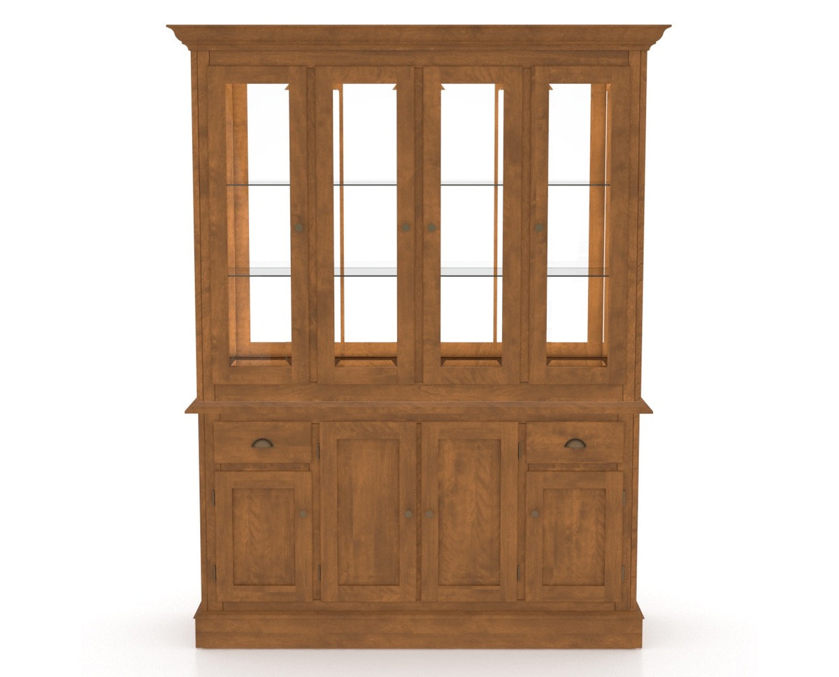 Canadel Buffet 6002 in Oak Washed Hutch, front view